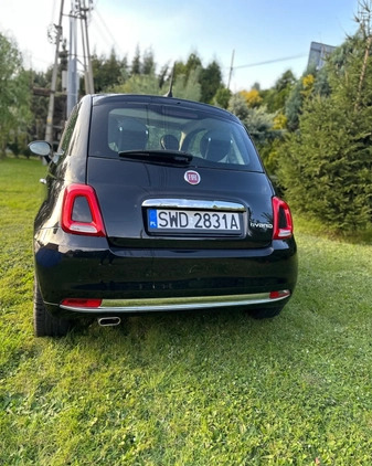 Fiat 500 cena 46500 przebieg: 17800, rok produkcji 2021 z Supraśl małe 79